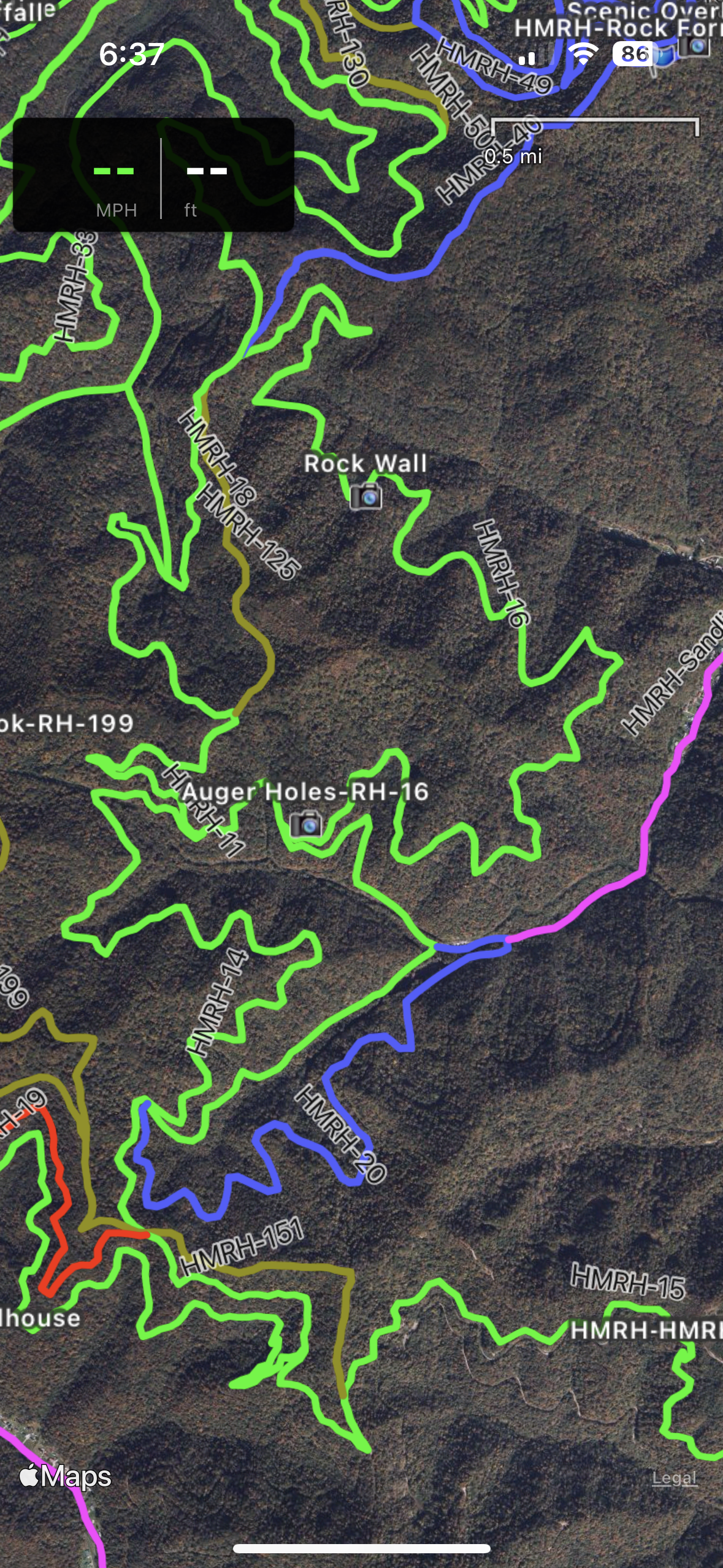 Map Plus Converted by IndianaSxS.com WV-VA-KY Sept-5 2023 Public Map + Trail Labels